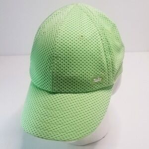 Vintage Nike DriFit Green Mesh Featherweight Full Perforated Strapback Dry Flex
